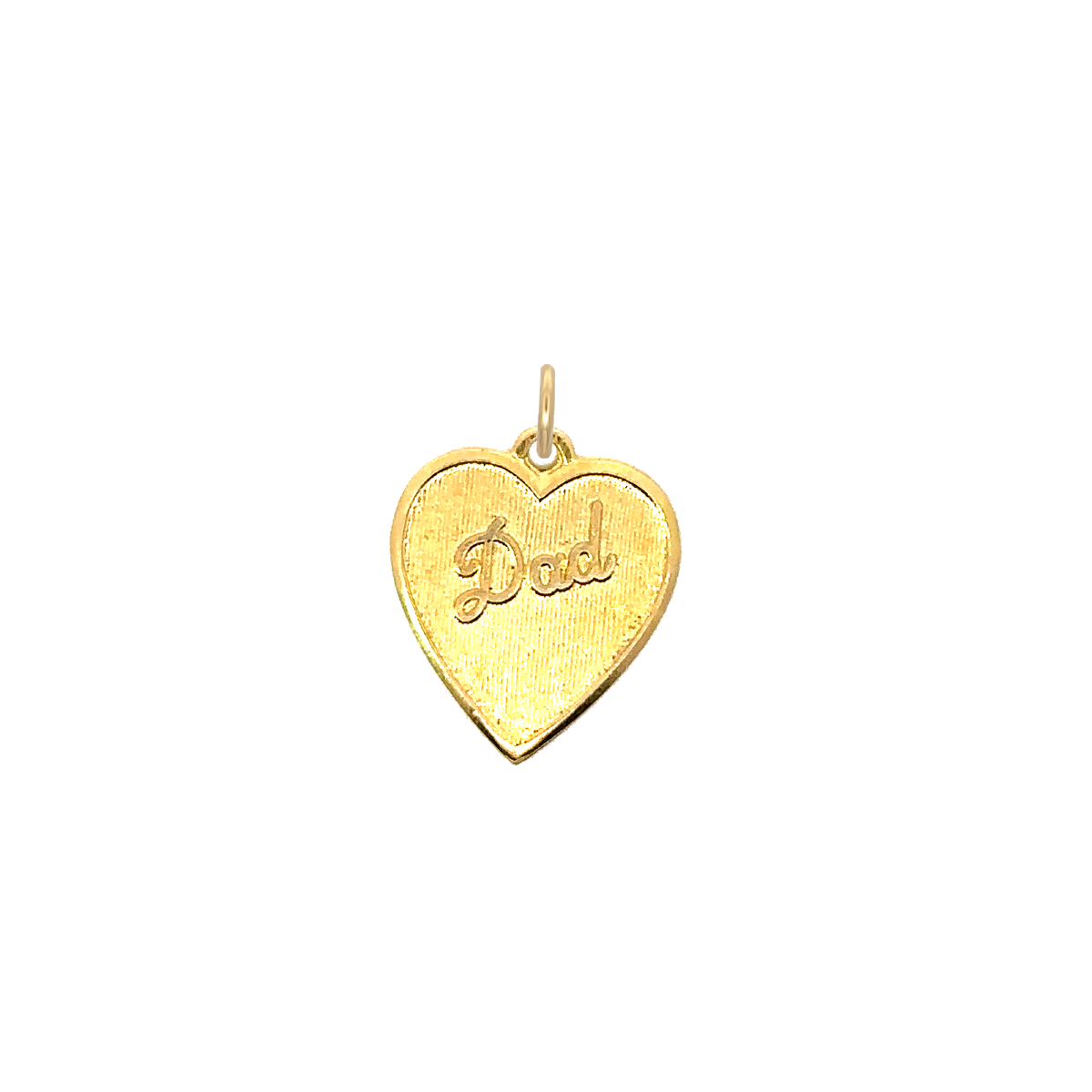 Dad Heart Charm