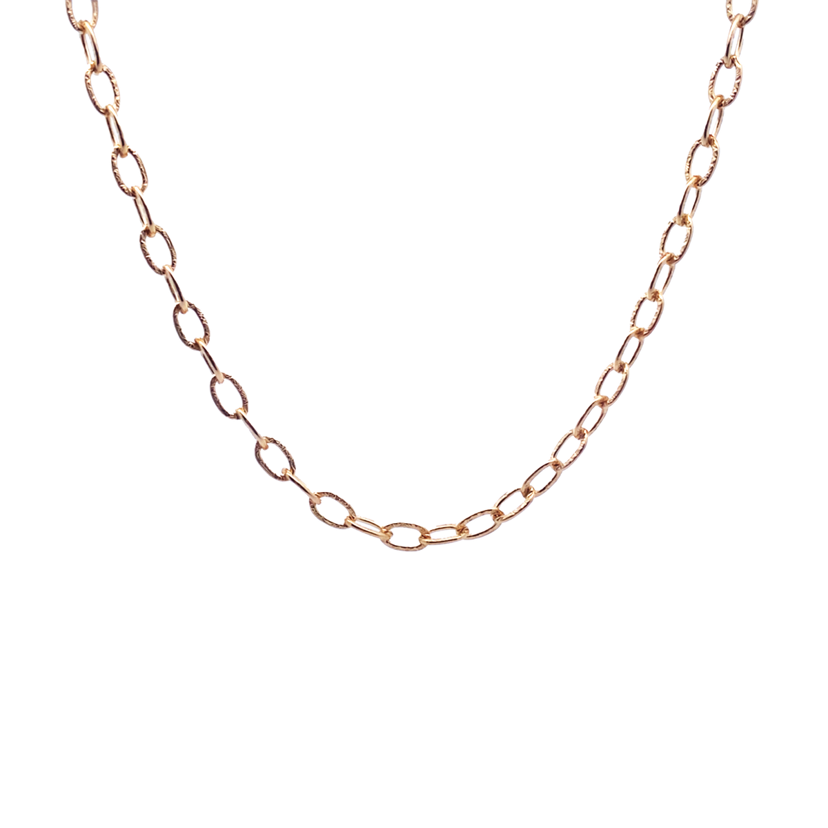 Heavy Etched Toggle Chain Gold-Filled