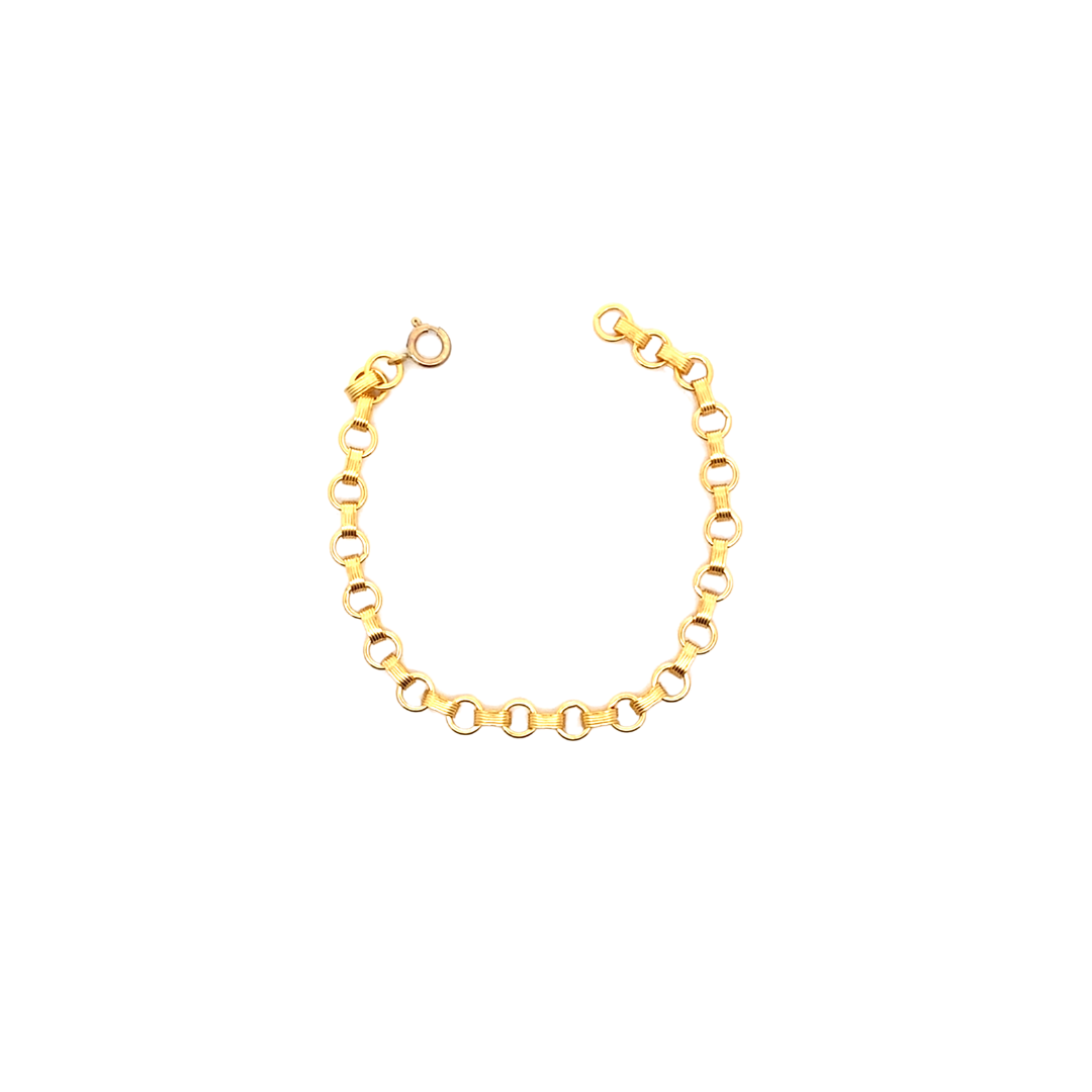 Gold-Filled Heavy Cable Bracelet
