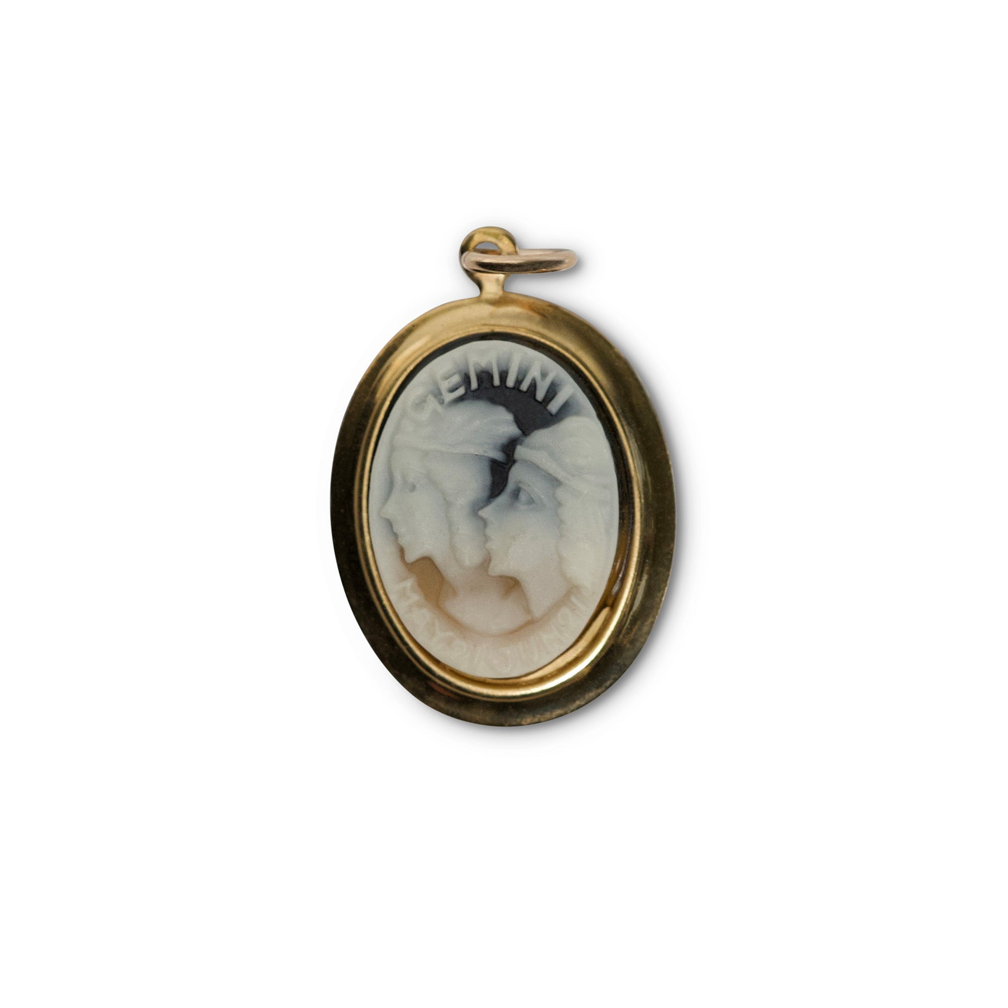 Vintage Cameo Zodiac Pendant – Zodiac Jules