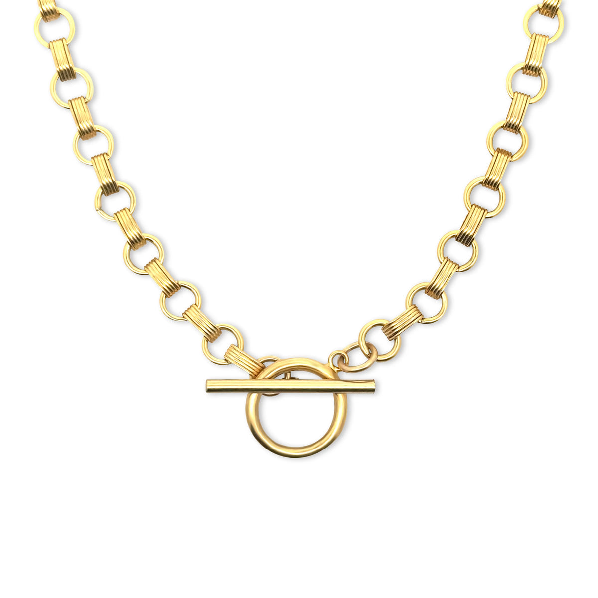 Heavy Cable Toggle Chain Gold-Filled