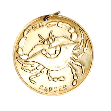 Cancer Vintage Coin Charm