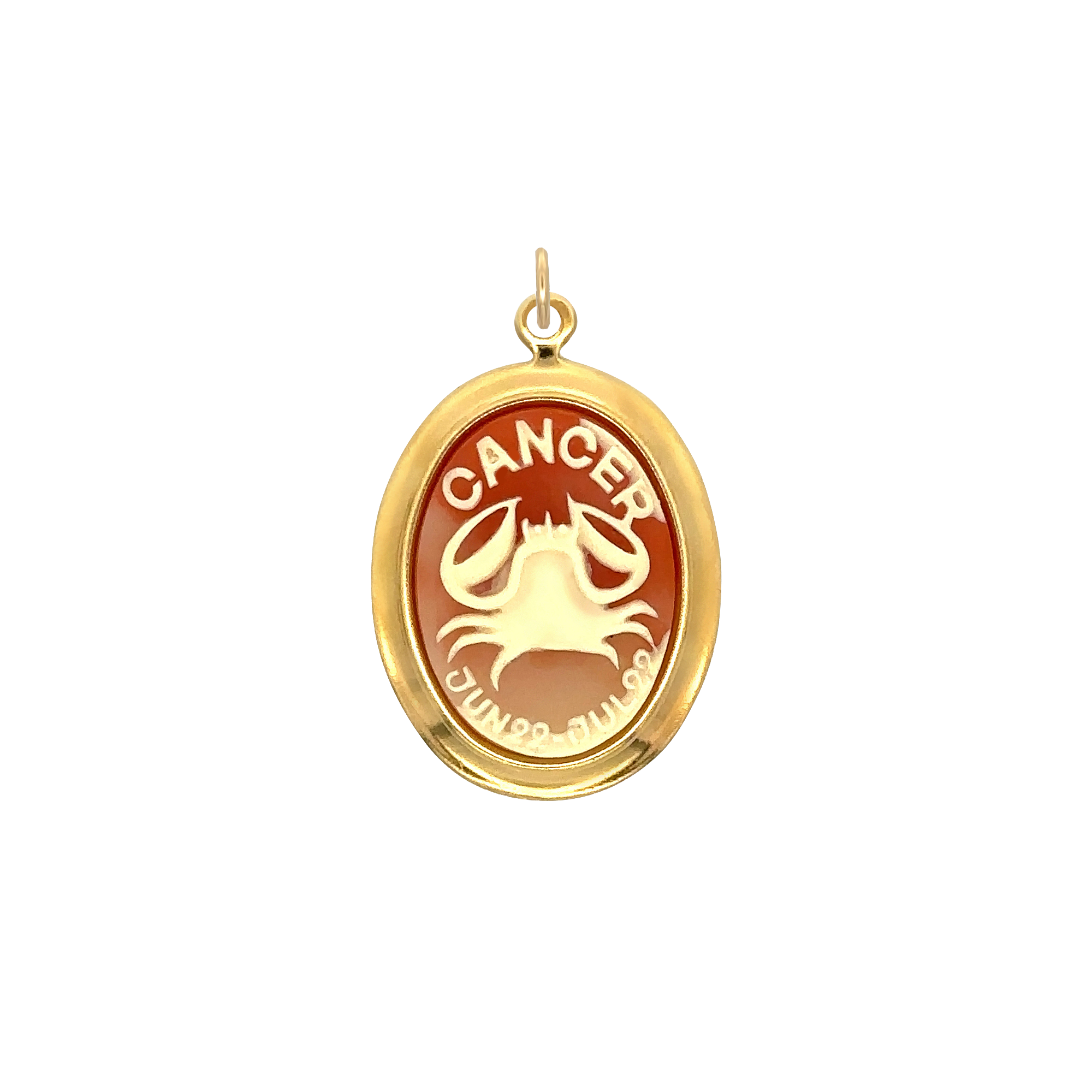 Charme Cancer Argent Sterling Vintage - Poids 0,4g - 1,4cm - HMK - Bon état