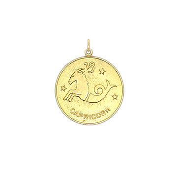 Capricorn Vintage Star Zodiac Charm