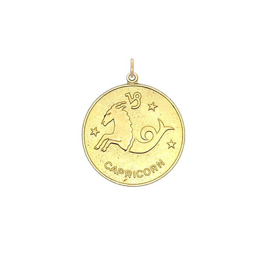 Capricorn Vintage Star Zodiac Charm