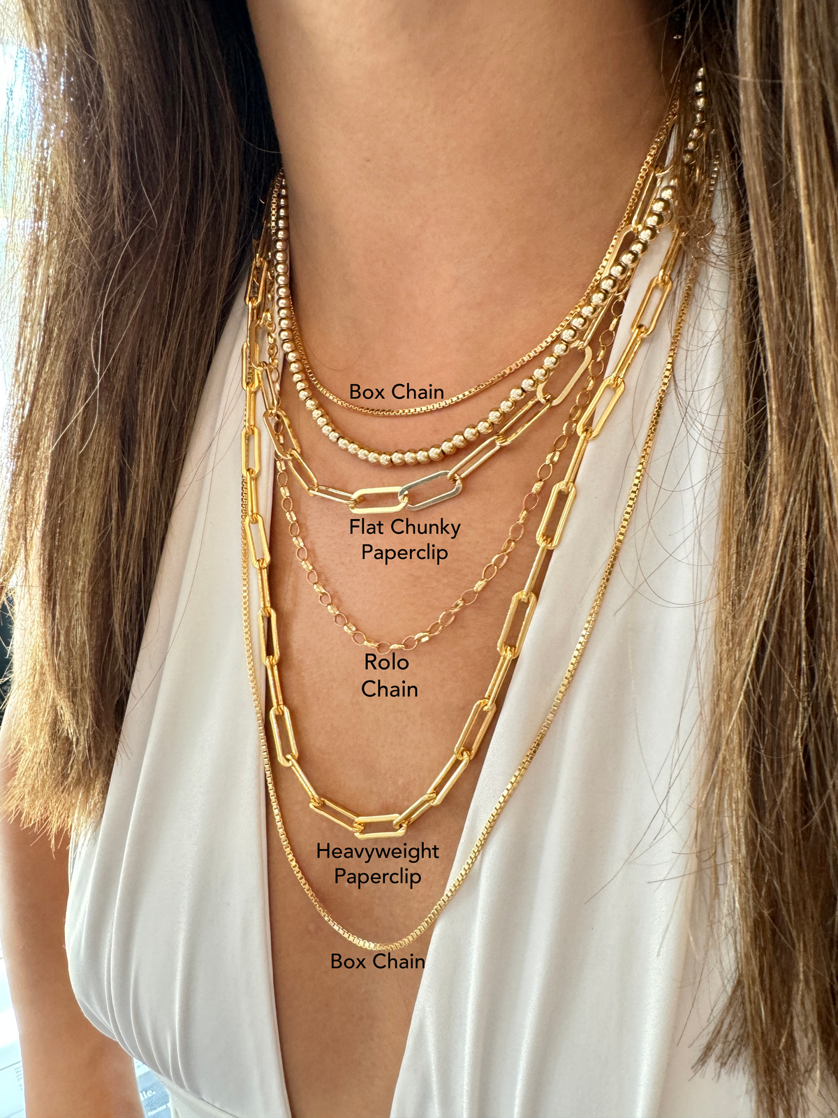 Box Chain 16-18 inches Gold-Filled