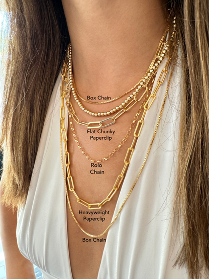 Box Chain 16-18 inches Gold-Filled