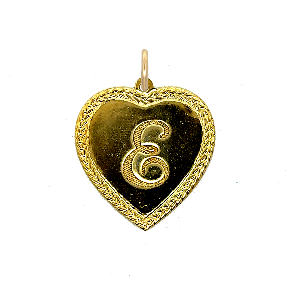 Letter Heart Charm