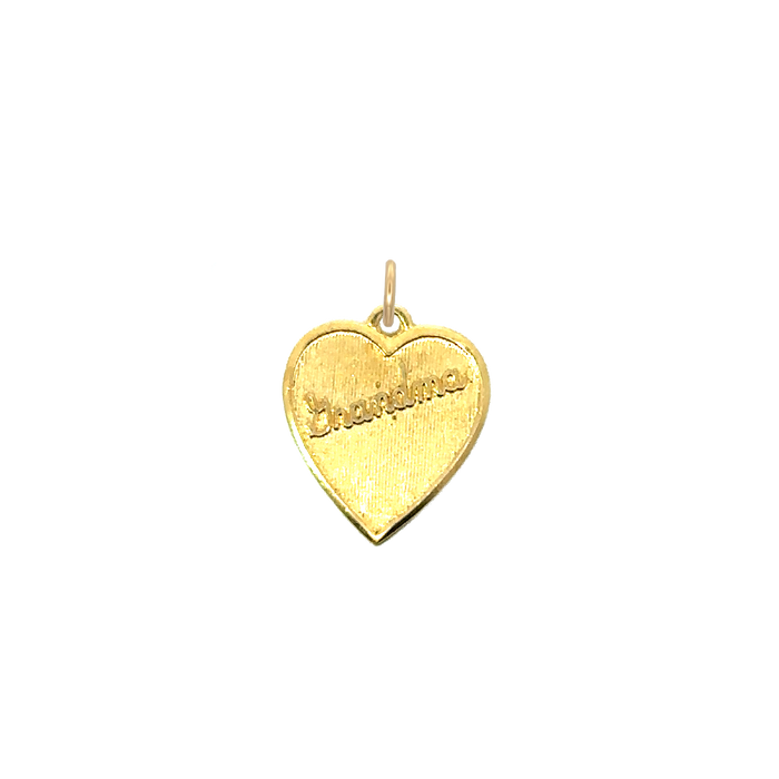 Grandma Heart Charm
