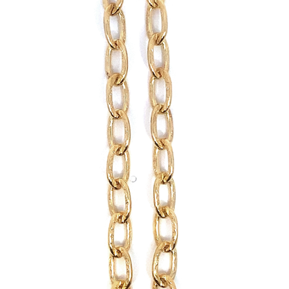 Heavy Etched Toggle Chain Gold-Filled