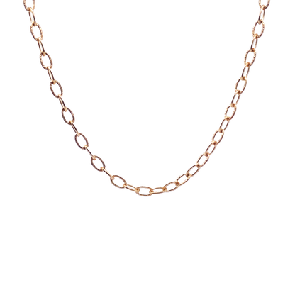 Heavy Etched Toggle Chain Gold-Filled