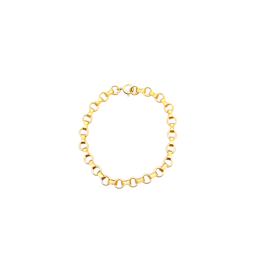 Gold-Filled Heavy Cable Bracelet