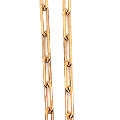 Heavy Paperclip Chain 16-18 inches Gold-Filled