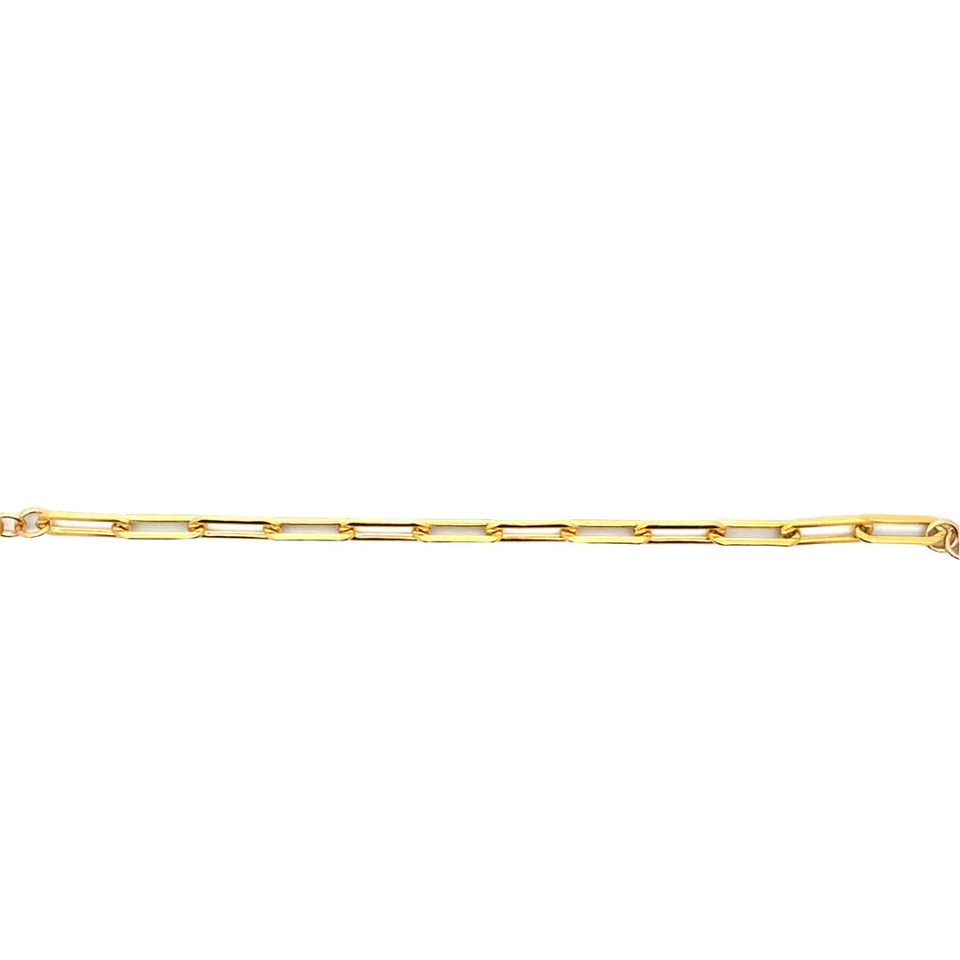 Gold-Filled Heavy Paperclip Bracelet