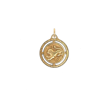 Leo Vintage Braided Charm