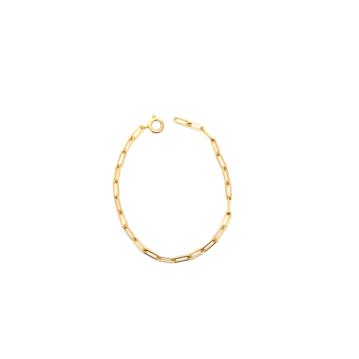 Gold-Filled Medium Paperclip Bracelet