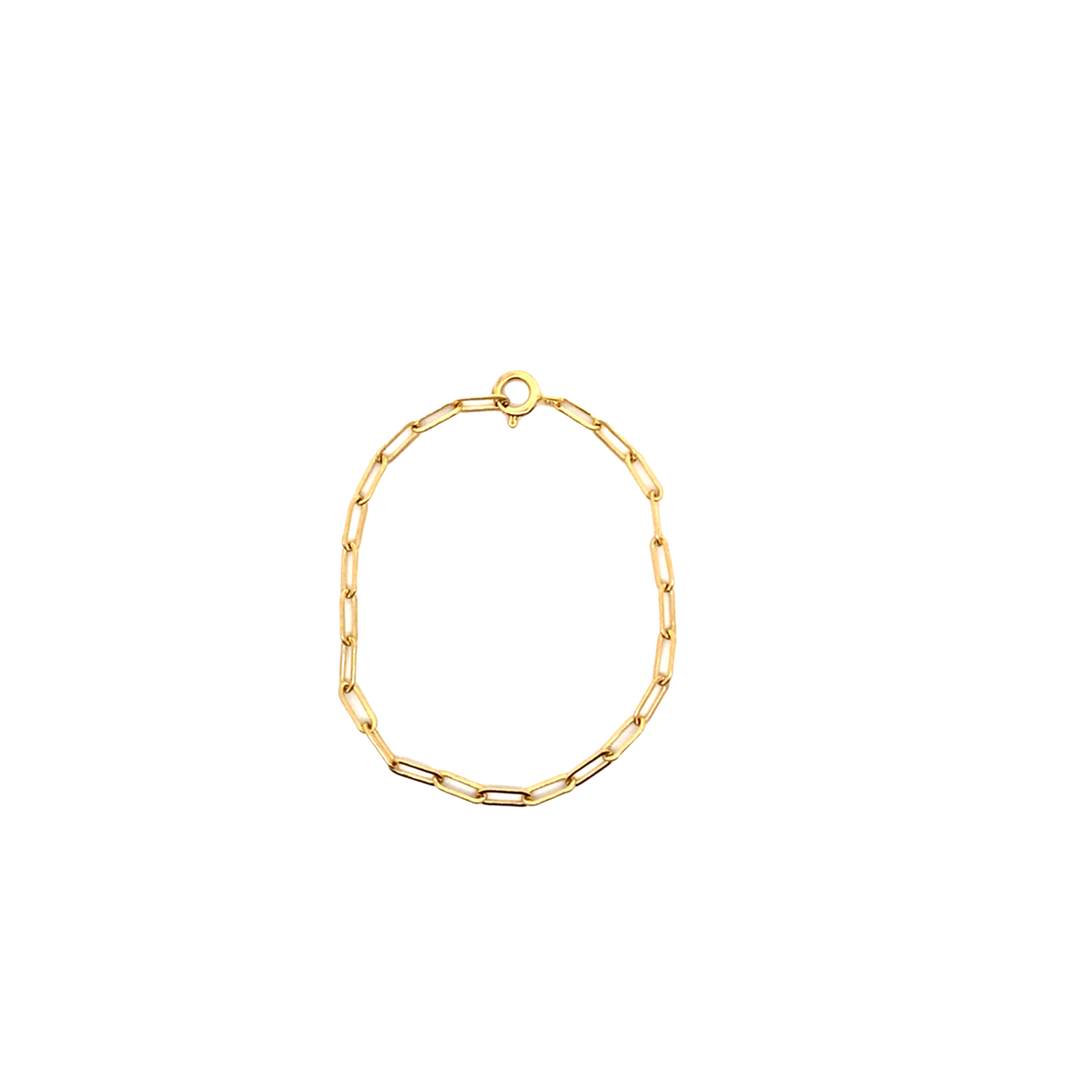 Gold-Filled Medium Paperclip Bracelet