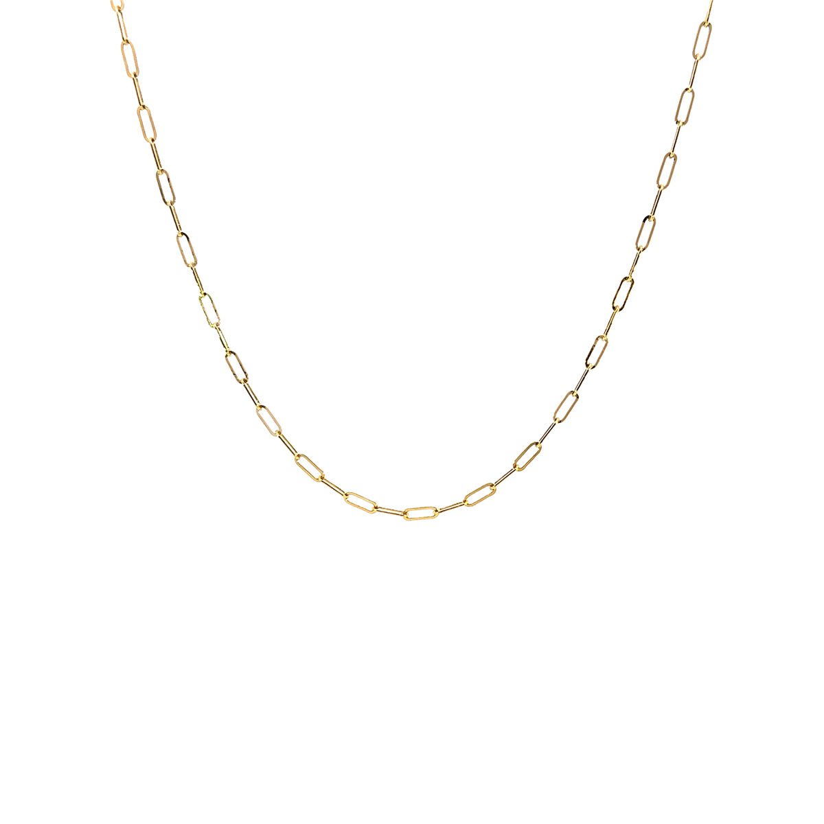 Medium Paperclip Toggle Chain Gold-Filled