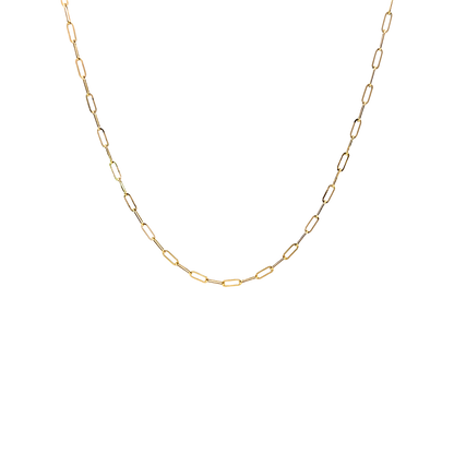 Medium Paperclip Toggle Chain Gold-Filled