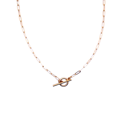 Medium Paperclip Toggle Chain Gold-Filled