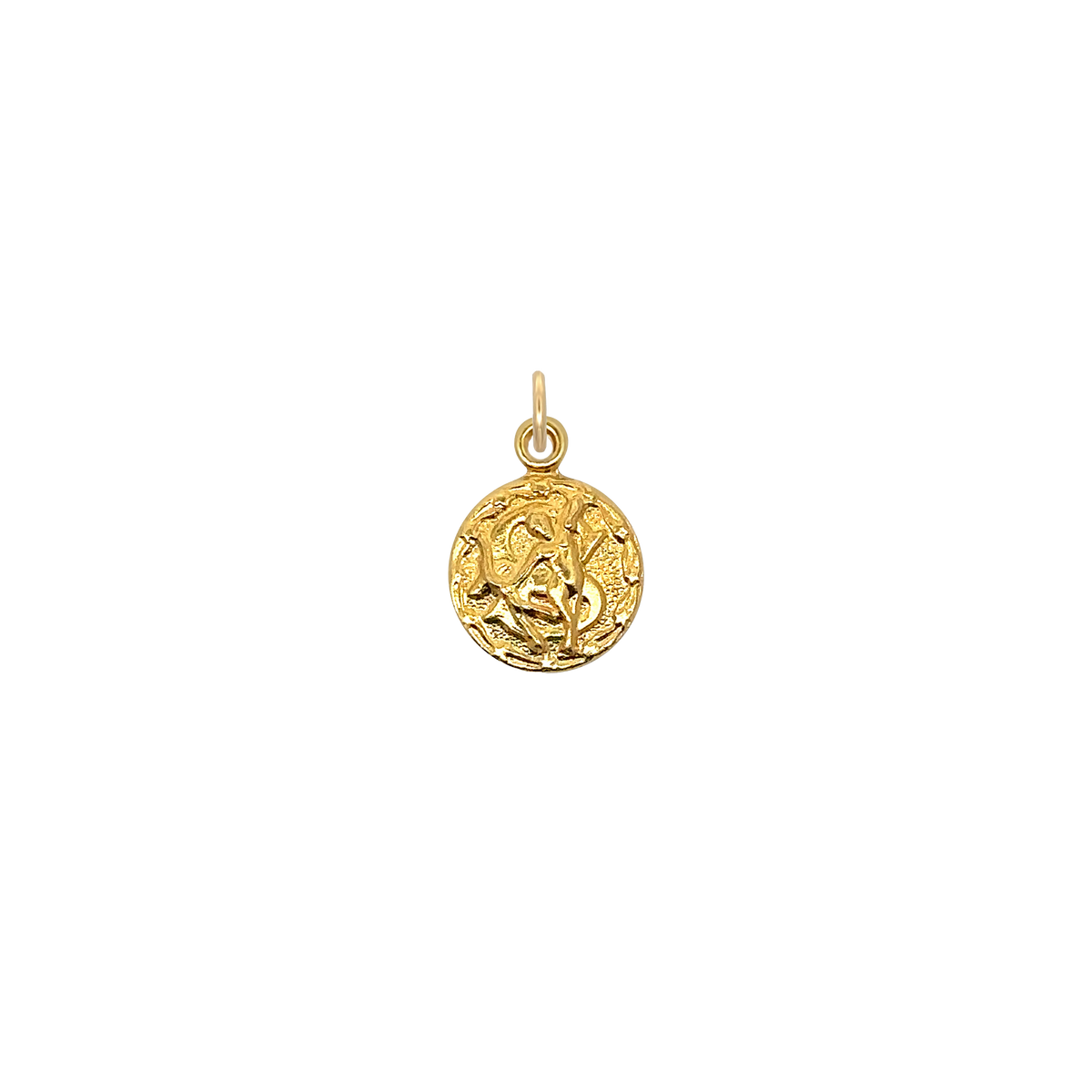 Sagittarius Vintage Mini Charm Brass