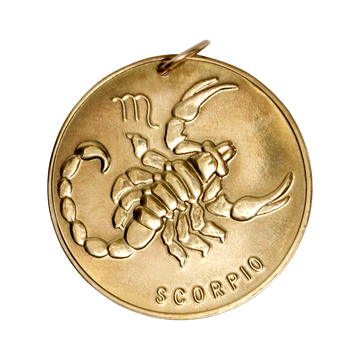 Scorpio Vintage Coin Charm