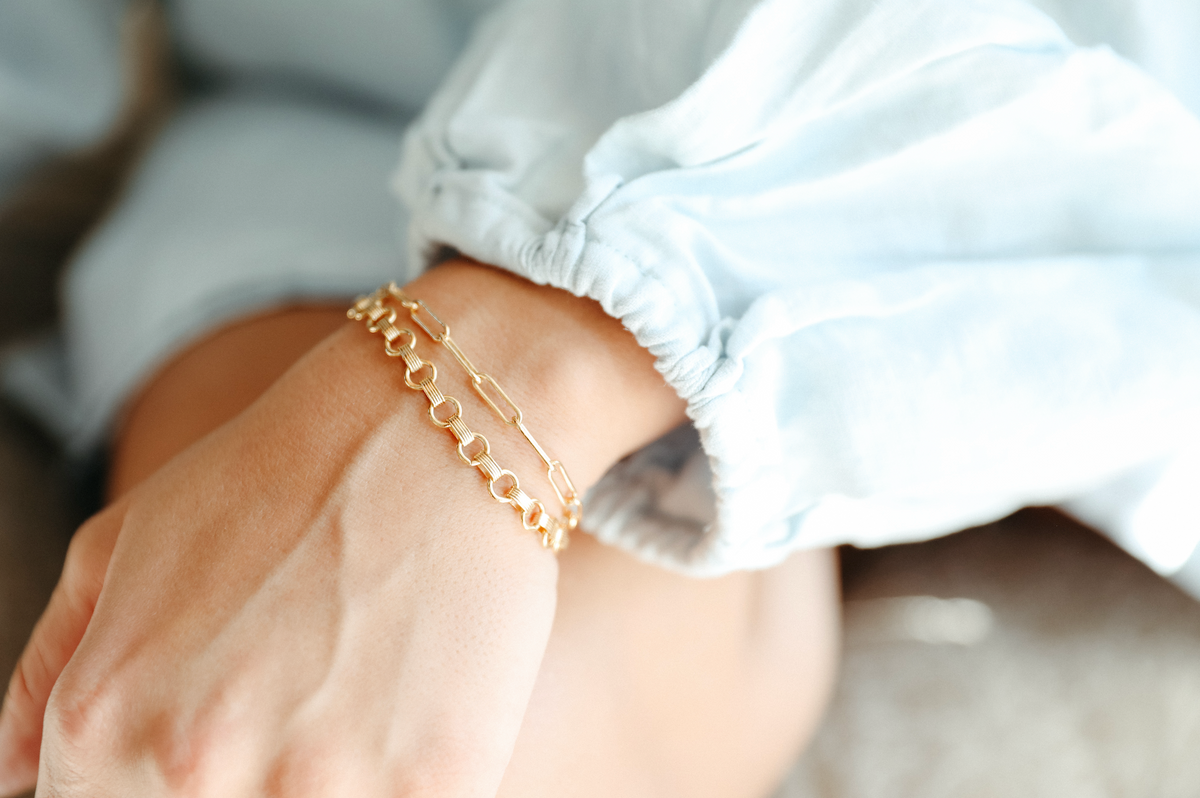 Gold-Filled Heavy Cable Bracelet