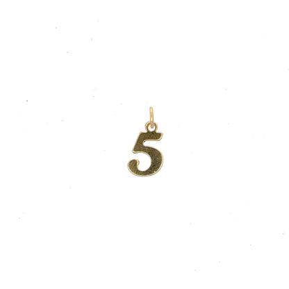 Number Charms Vintage