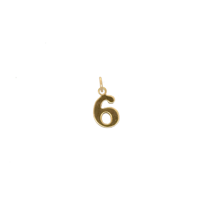 Number Charms Vintage