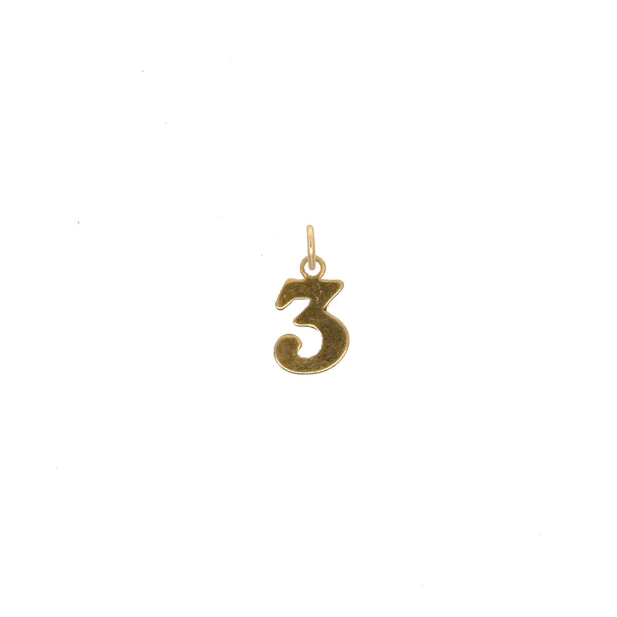 Number Charms Vintage