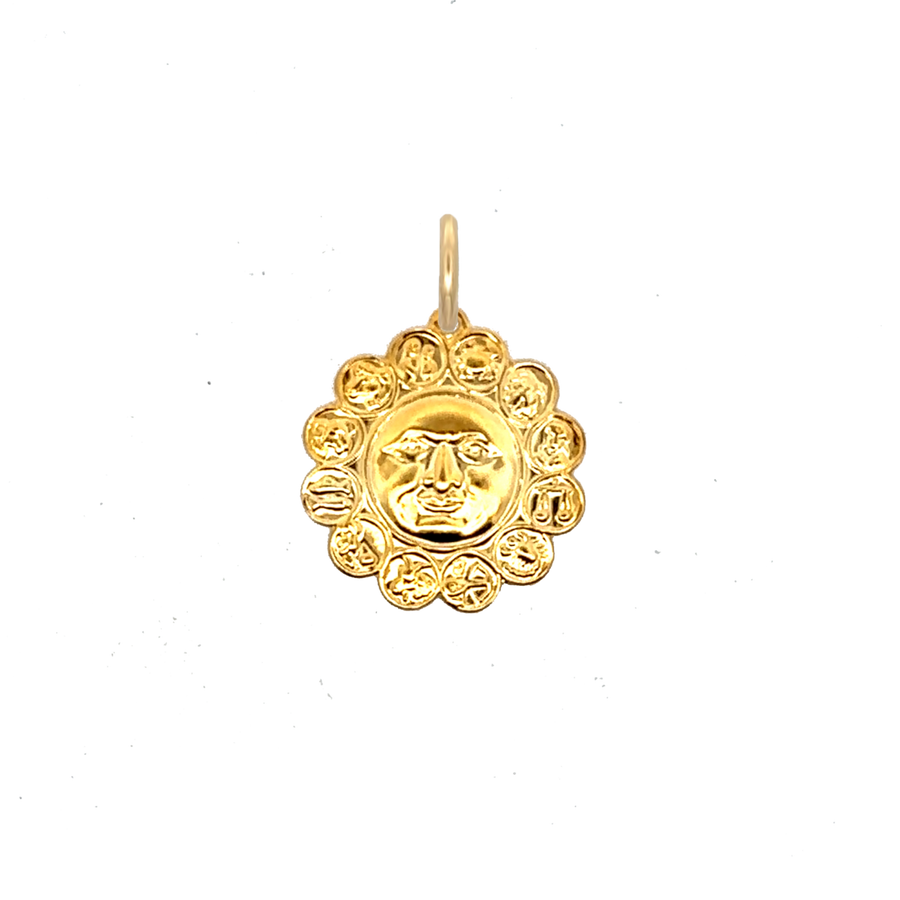 Sun Face Charm