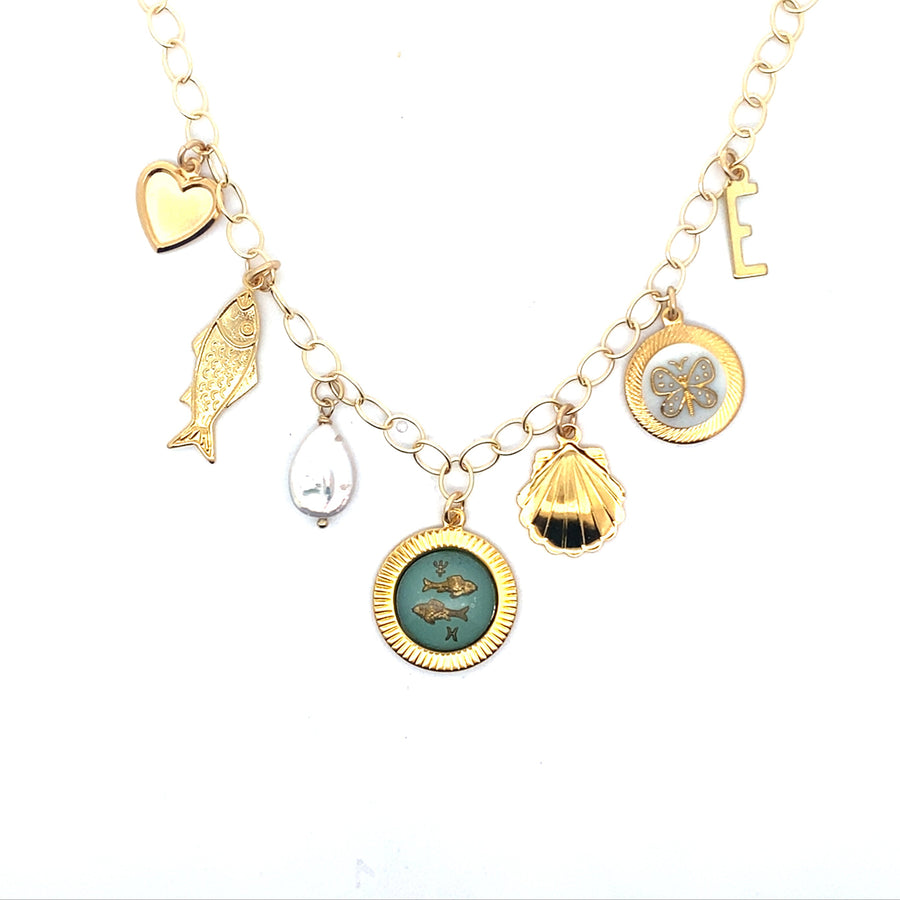 Limited Edition Pisces Charm Necklace