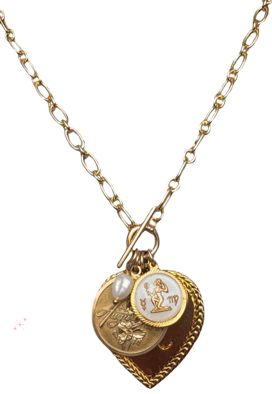 Virgo Featured Zodiac Stack Necklace