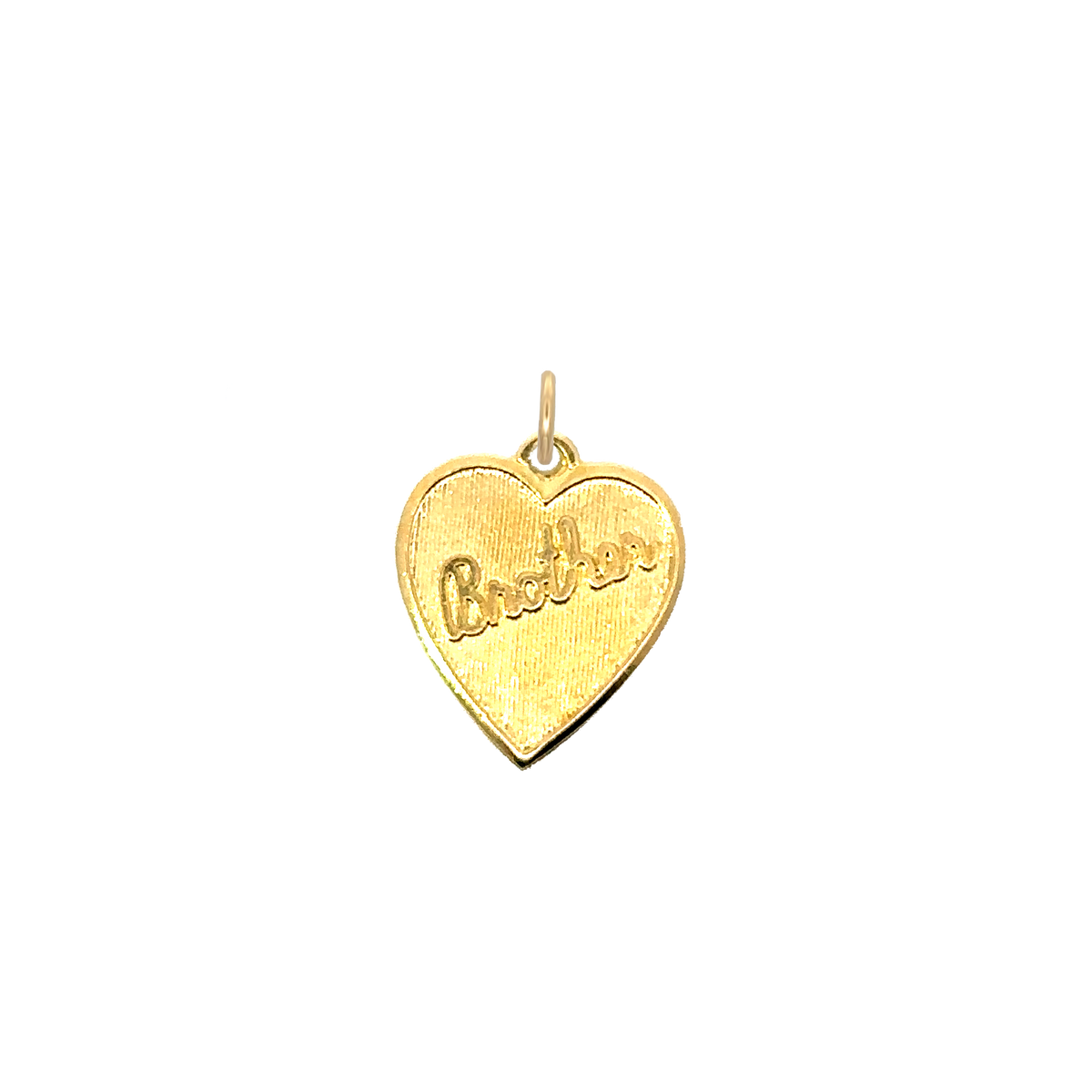 Brother Heart Charm