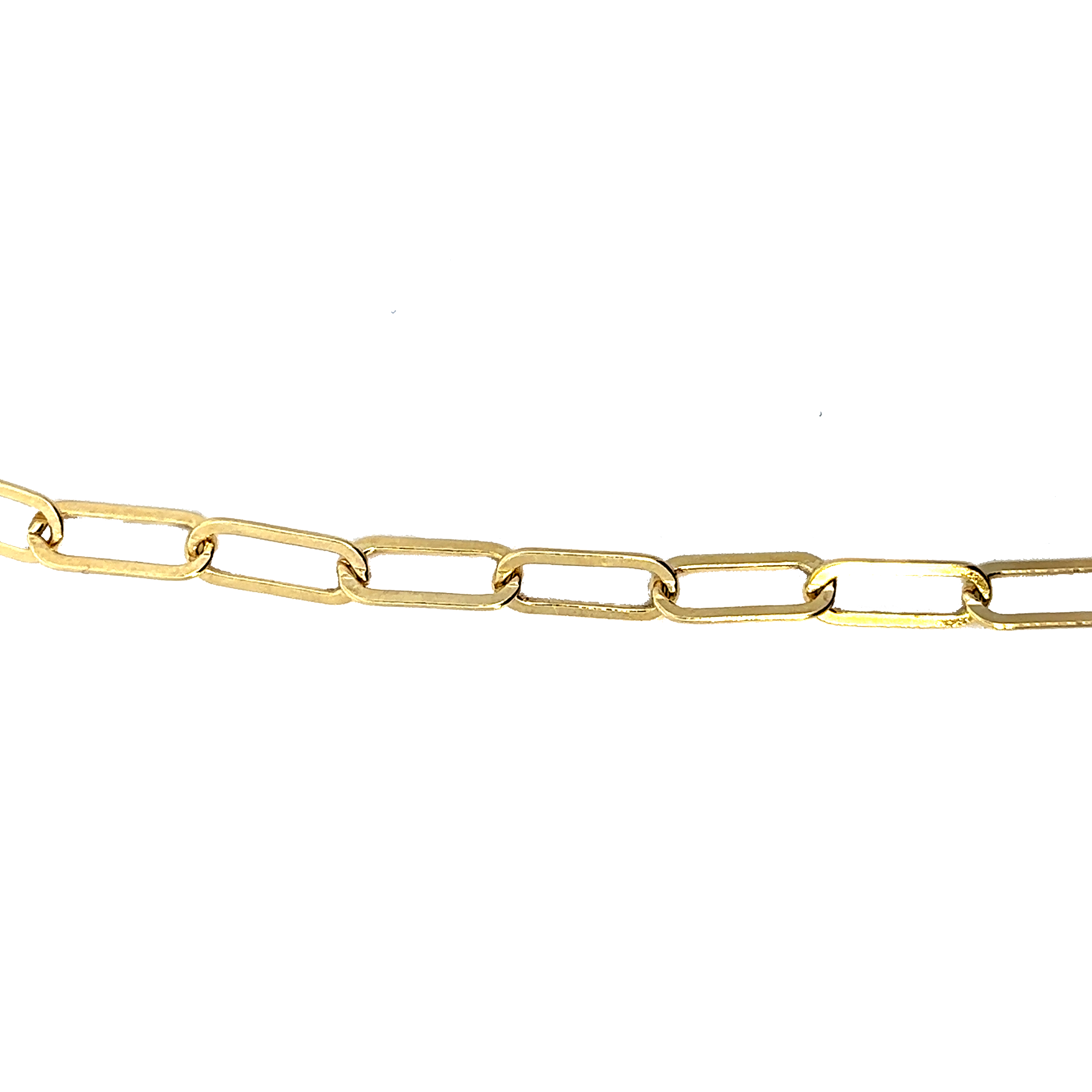 Flat Chunky Paperclip Chain Gold-Filled | ZodiacJules