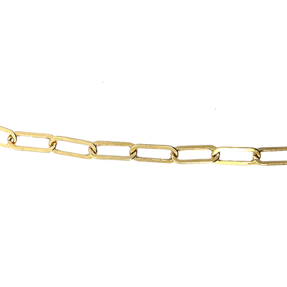 Flat Chunky Paperclip Chain Gold-Filled