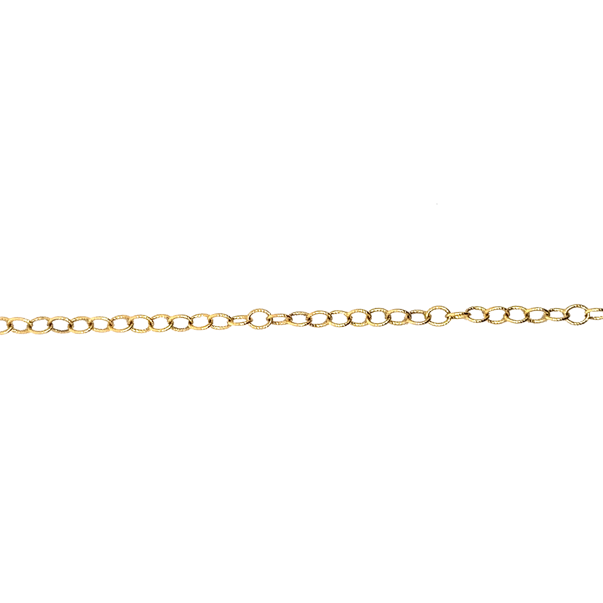 Light Circle Charm Chain Gold-Filled