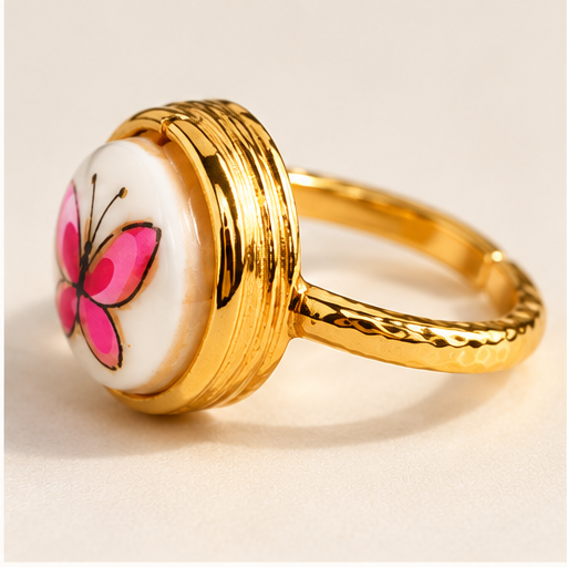 Vintage Japanese Butterfly Ring