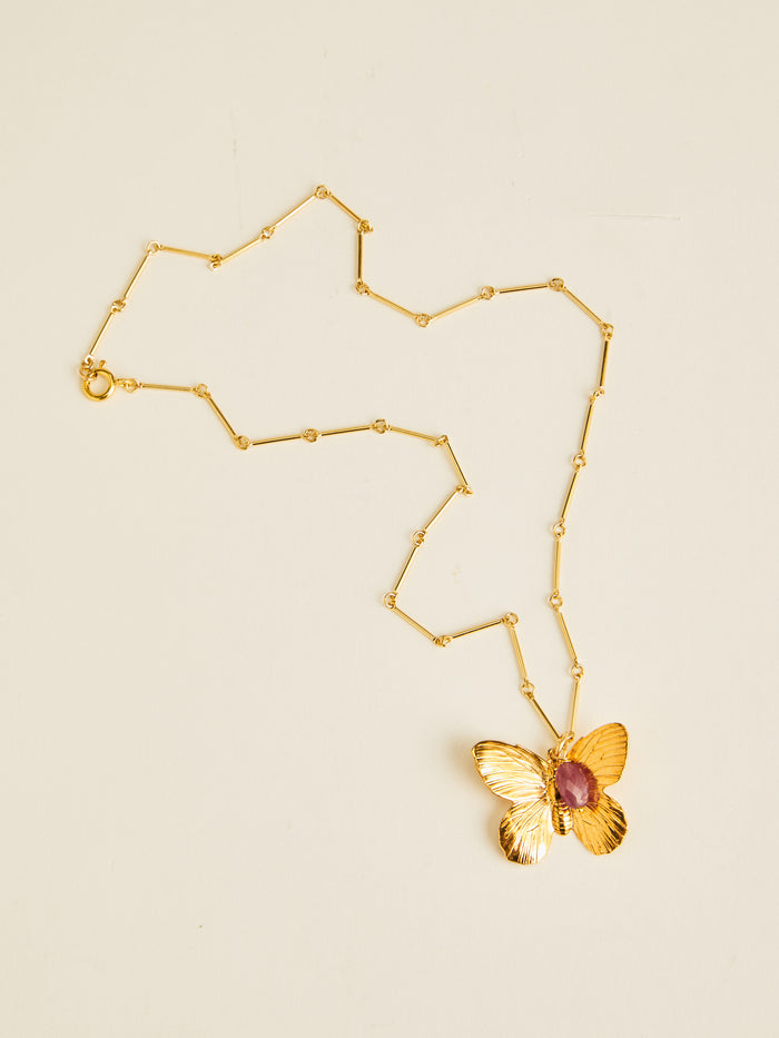 Vintage Butterfly Necklace