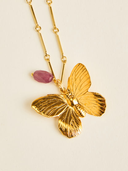 Vintage Butterfly Necklace