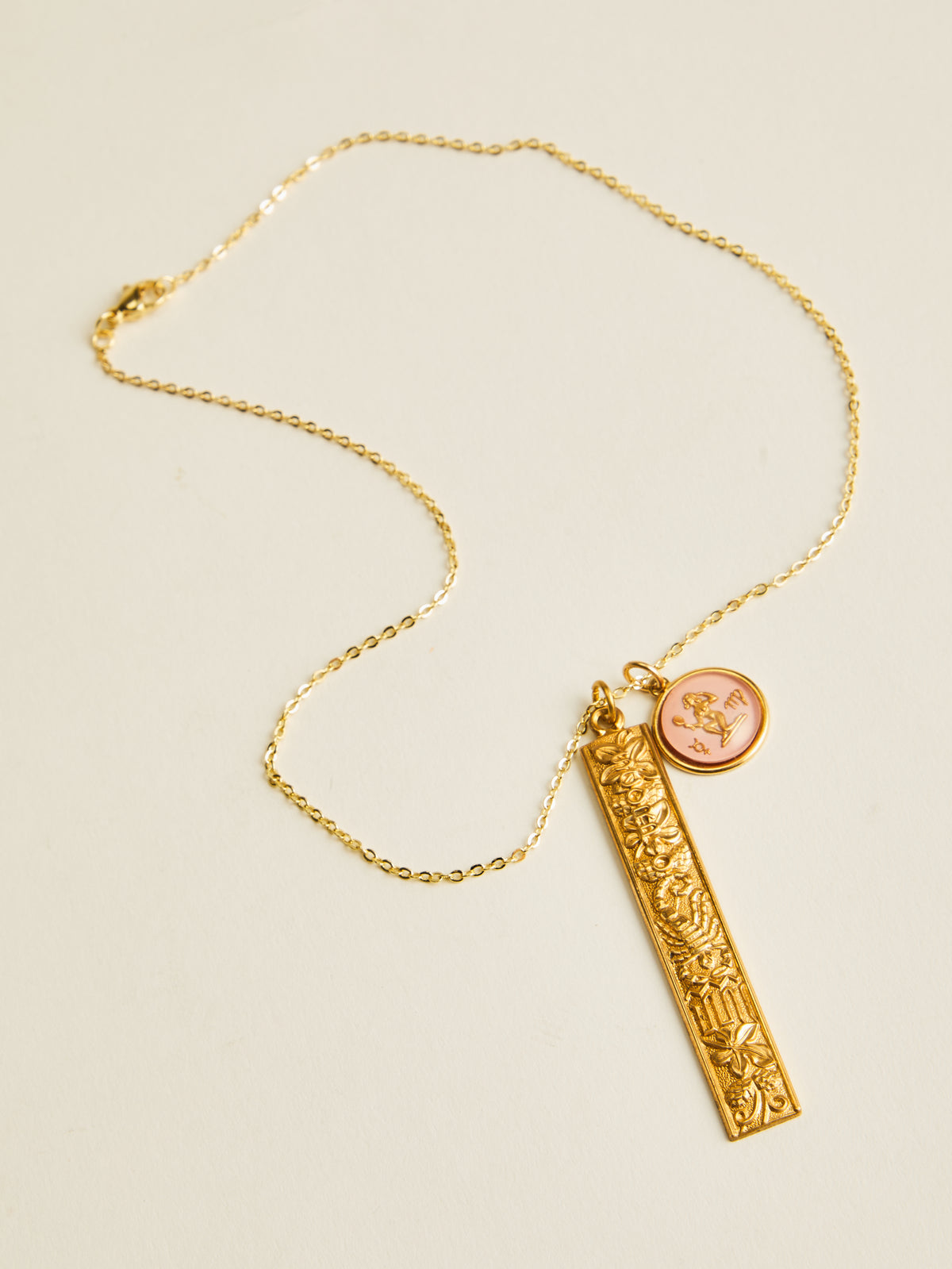 Minimalist Bar Zodiac Necklace