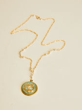 Téa Leoni Pisces Necklace Vintage German Glass | Zodiac Jules