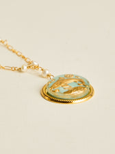 Téa Leoni Pisces Necklace Vintage German Glass | Zodiac Jules