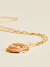 Vintage Glass Zodiac Necklace