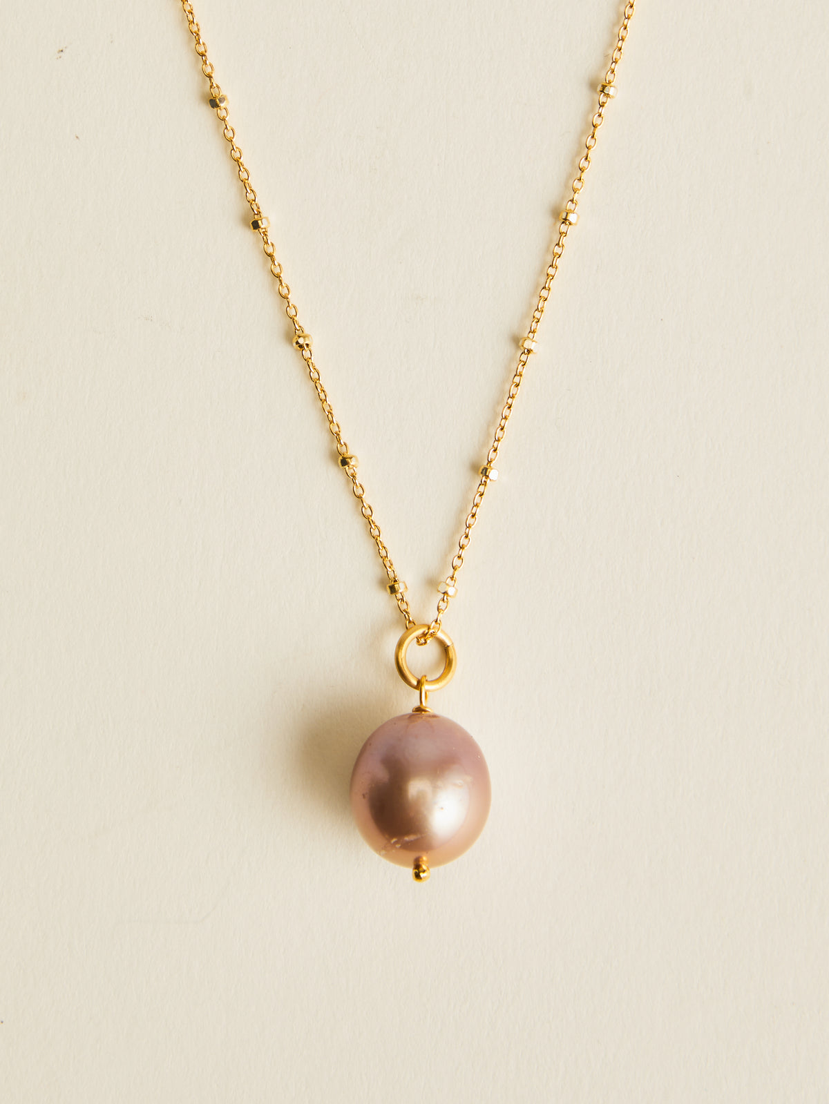 Pink Pearl Necklace