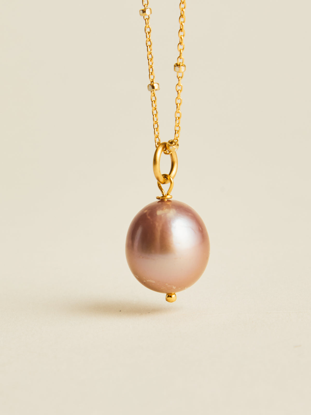 Pink Pearl Necklace